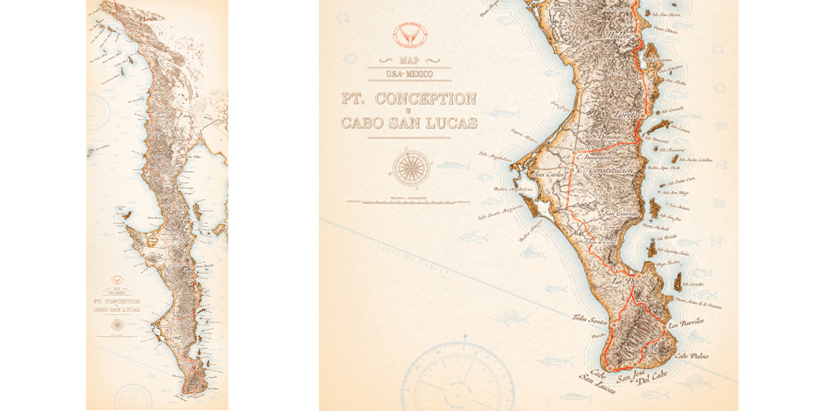 Bight to Baja California Nautical Chart