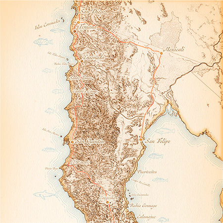 Baja! California Nautical Chart