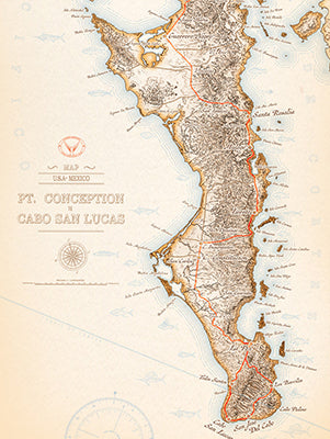 Bight to Baja California Nautical Chart